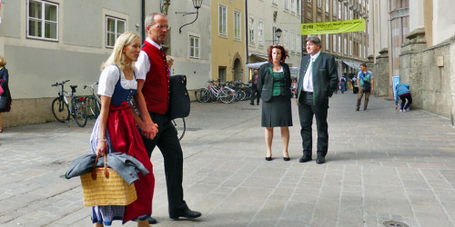 Salzburg, Austria during the Music Festival