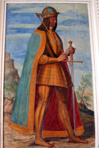 portrait of Emperor Maximilian I at Castle Ambras, Innsbruck, Austria