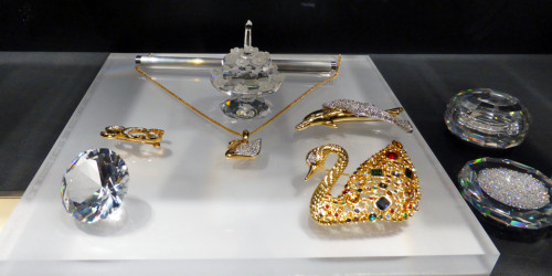 Swarovski jewelry, VIP Lounge, Swarovski Crystal Worlds, Wattens, Austria