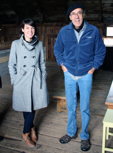 Bernard Monna and daughter Anne, Cassis Monna & Filles, Île d’Orleans, Quebec