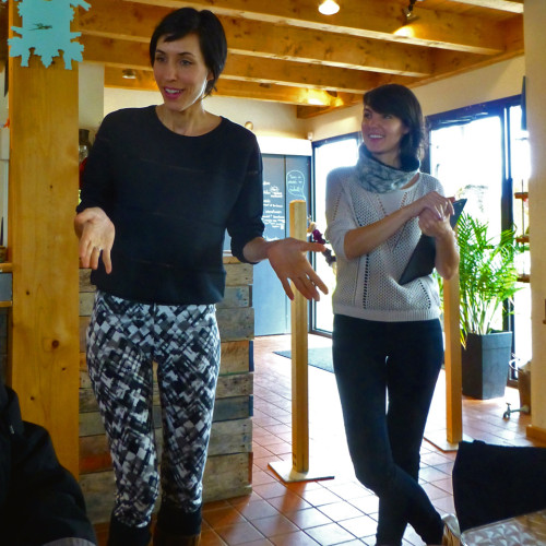 Catherine and Anne, Cassis Monna & Filles, Île d’Orleans, Quebec