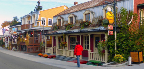 Rue Saint-Jean-Baptiste, Baie-Saint-Paul, Charlevoix, Quebec, Canada