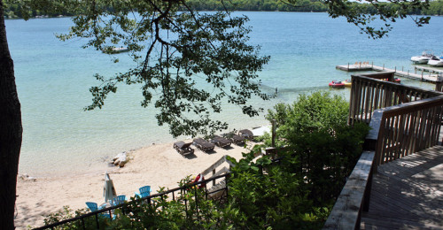 beach, Elkhart Lake, Wisconsin