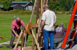 Pumpkins fly at the Vermont Pumpkin Chuckin’ Festival