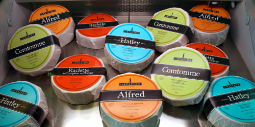 cheeses, Fromagerie La Station, Compton, Eastern Townships, Québec, Canada