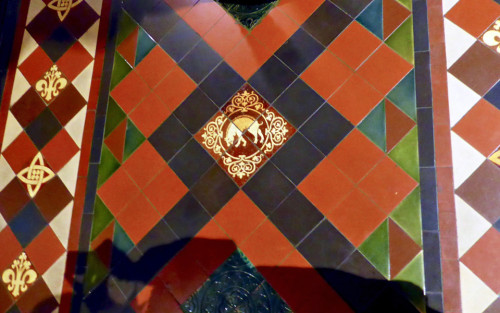 boar from Guinness coat of arms, St. Patrick's Cathedral, Dublin