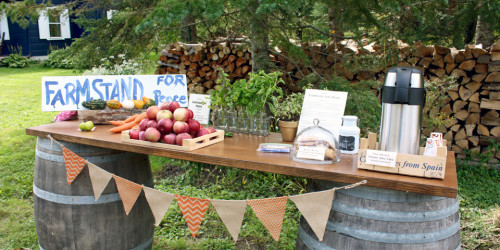 farm stand, Stowe, Vermont