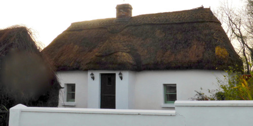Thatch-roofed cottage, County Meath, Ireland