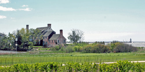The Hepburn house in Fenwick overlooks the Outer Light.