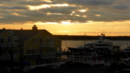 Saybrook Point Inn at dawn, Old Saybrook, Connecticut