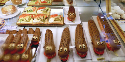 tatzelwurm cakes, Meiringen, Switzerland