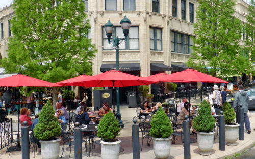 Carmel’s Kitchen & Bar in the historic Grove Arcade, Asheville