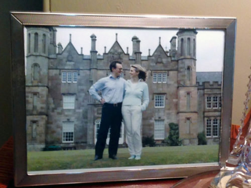 Randal, Viscount Dunluce, son of the 14th Earl of Antrim and his wife Aurora, Glenarm Castle, Northern Ireland