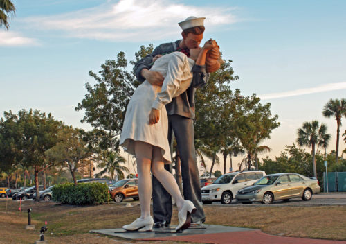 Unconditional Surrender statue, Sarasota, Florida