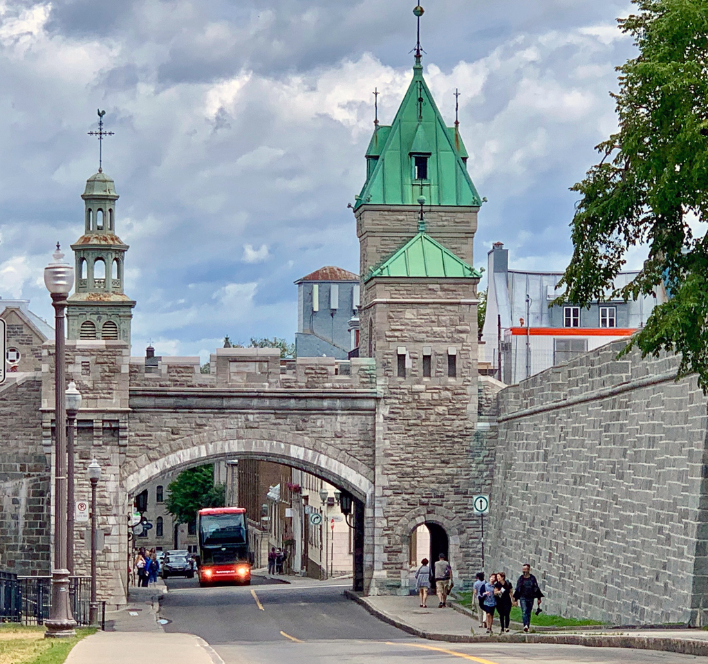 Quebec City wall and gate