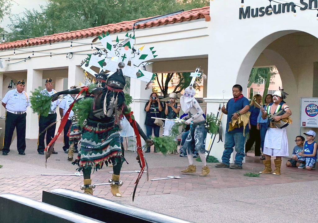 Apache dancer, Heard Museum, Phoenix, Arizona