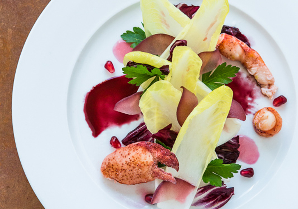 Butter-Poached Maine Lobster Salad, 555 north, Jeff Roberts Imaging