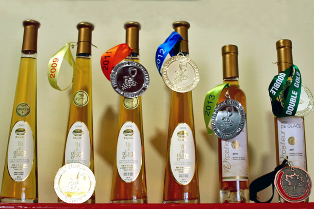 award-winning ice cider, Vignoble de l'Orpailleur